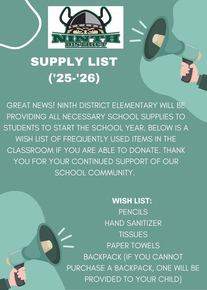 Supply List (‘25-‘26)