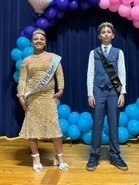 Prom king and queen