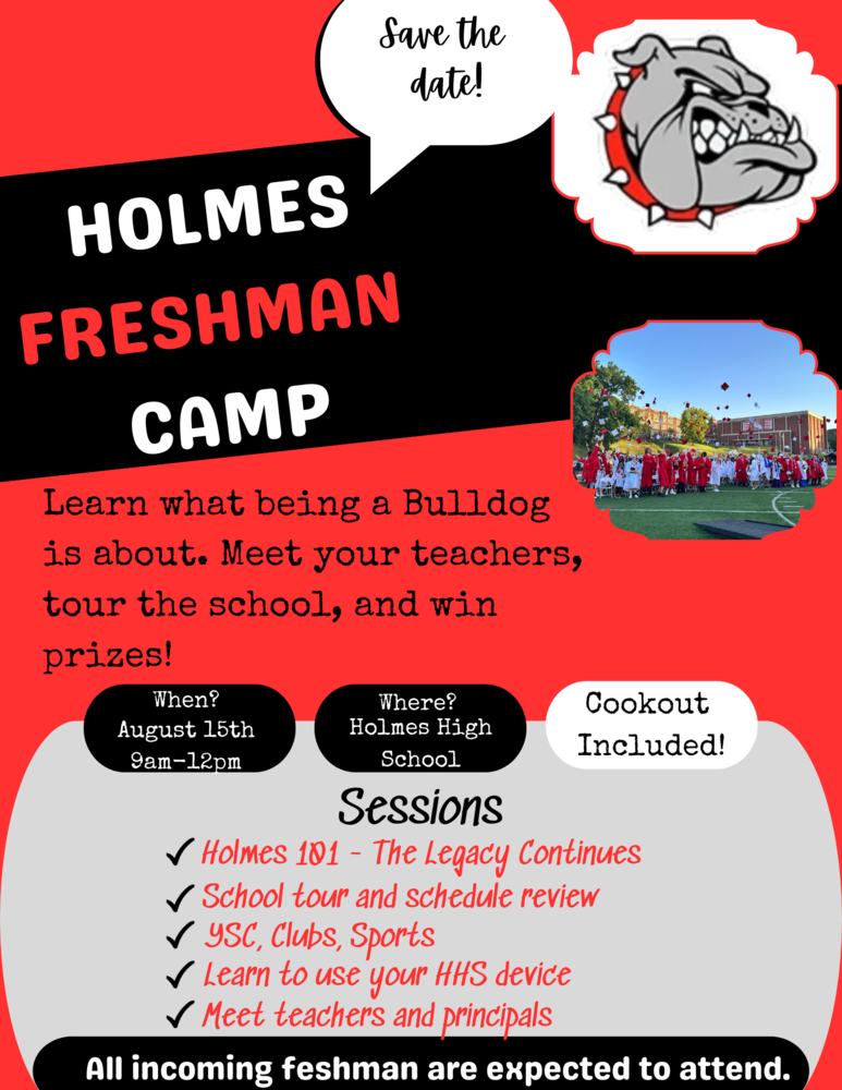 freshman camp flyer