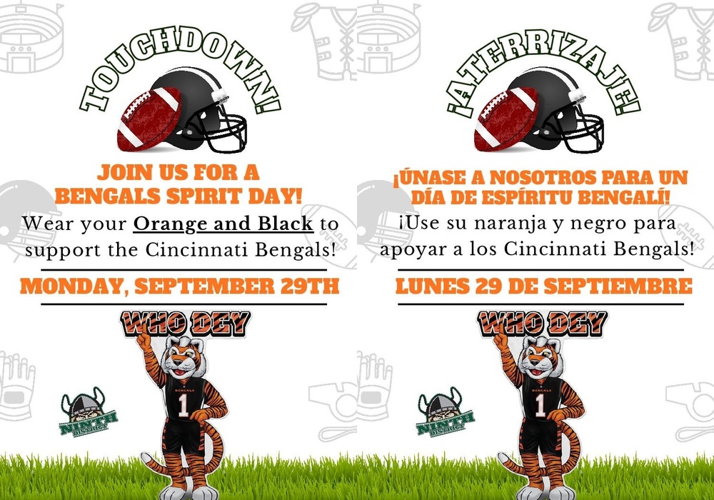Bengals Spirit Day, September 29, 2025