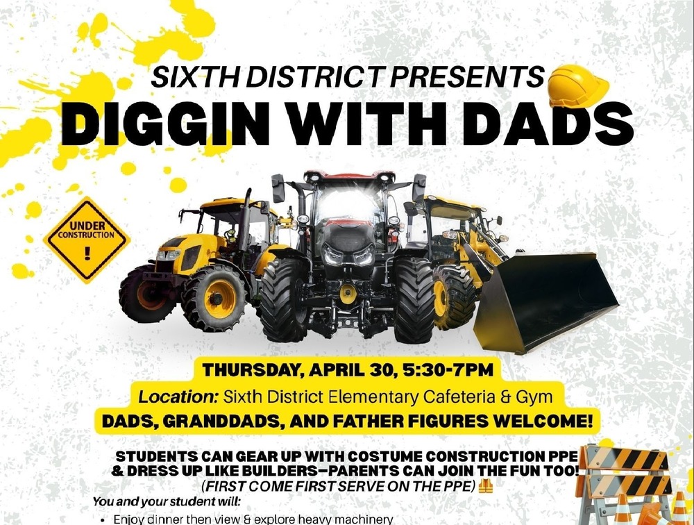 DIggin with Dads flyer