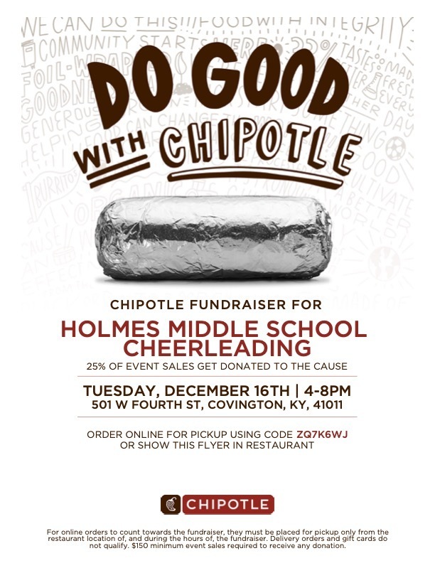 Chipotle Fundraiser