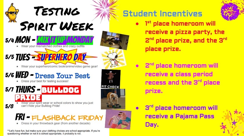 Testing Spirit Week