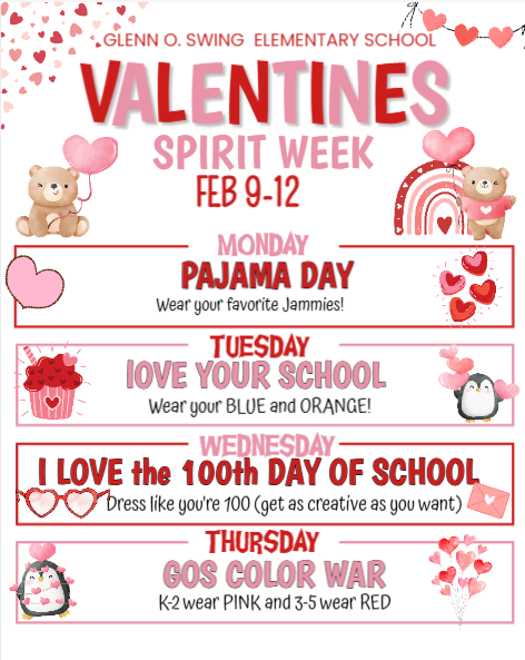 Valentine Spirit Week