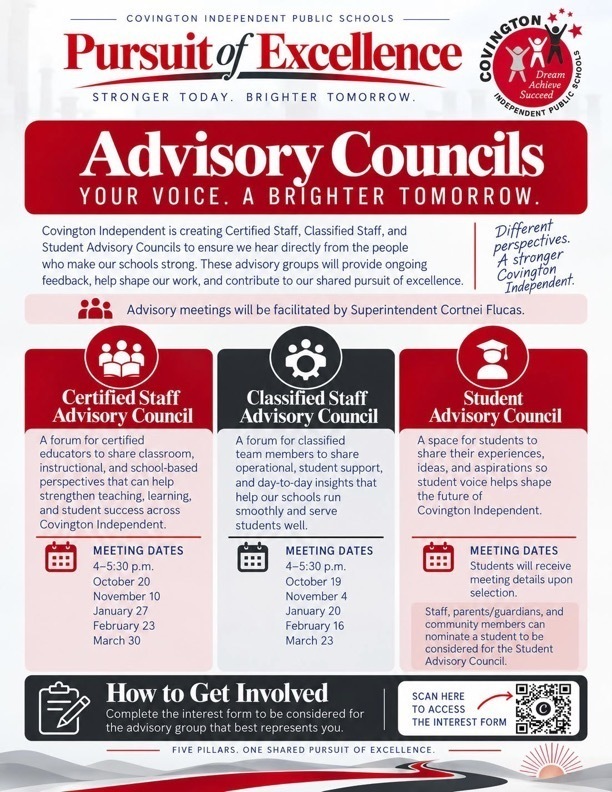 Advisory council flyer