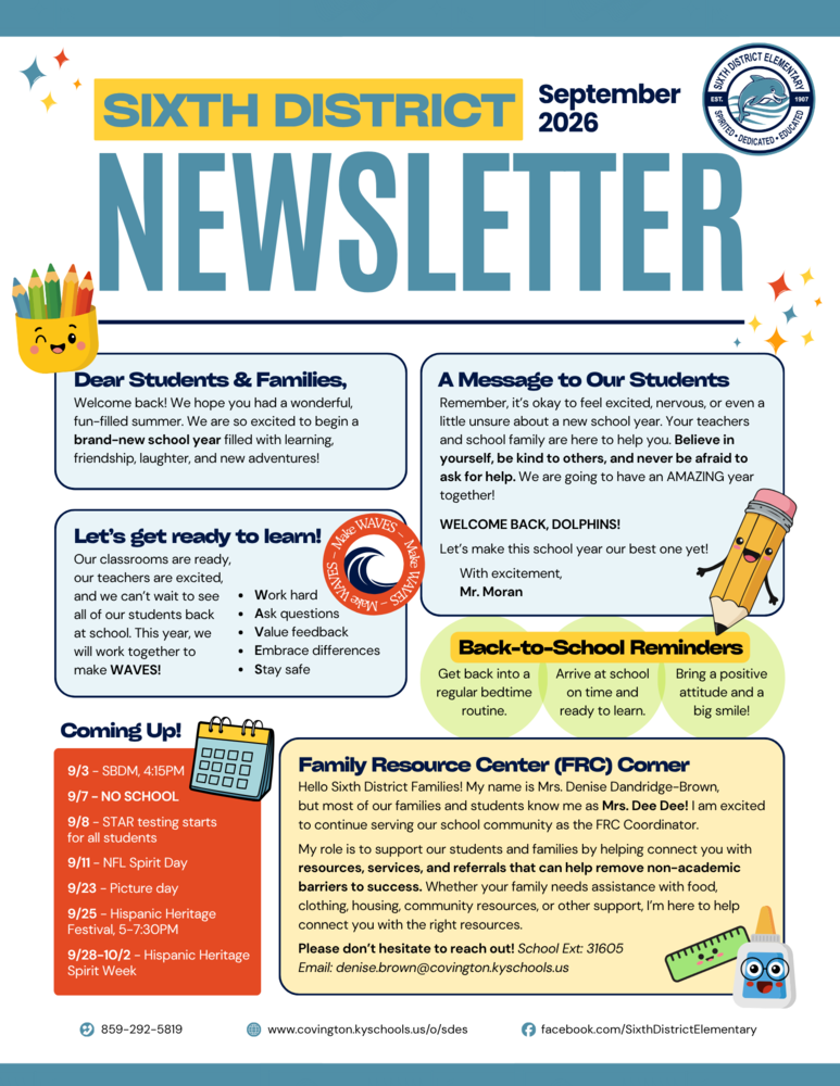 September newsletter