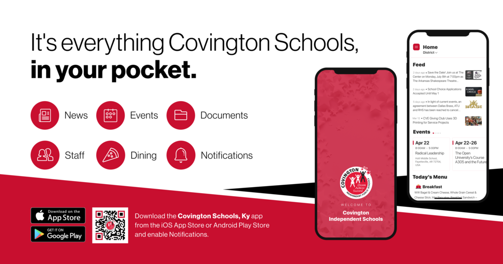 New App for Covington Schools! Please contact office for more information. 