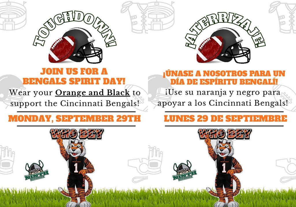 Bengals Spirit Day, September 29, 2025