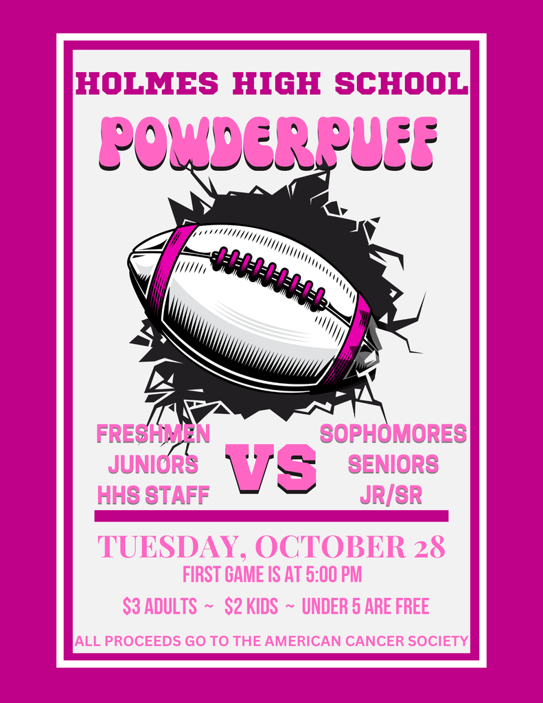 October Powderpuff Students Versus Staff Flyer