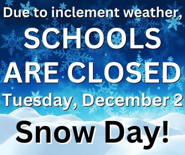 Due to inclement weather, Covington Independent Public Schools is closed on Tuesday, December 2.