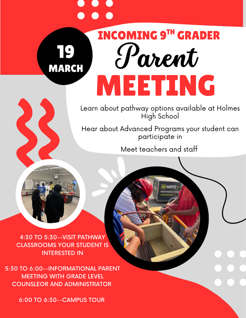 Incoming Freshman Parent Meeting Flyer