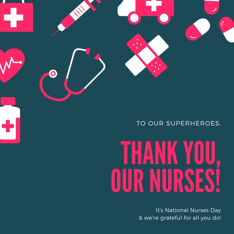 National nurses day appreciation flyer