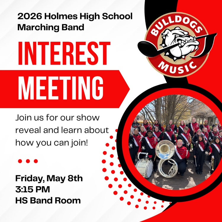 High school band flyer