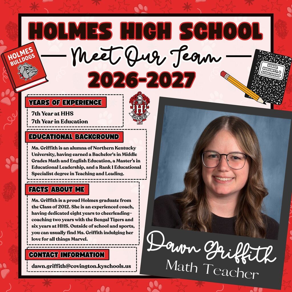 Meet Our Team Flyer 2026-2027