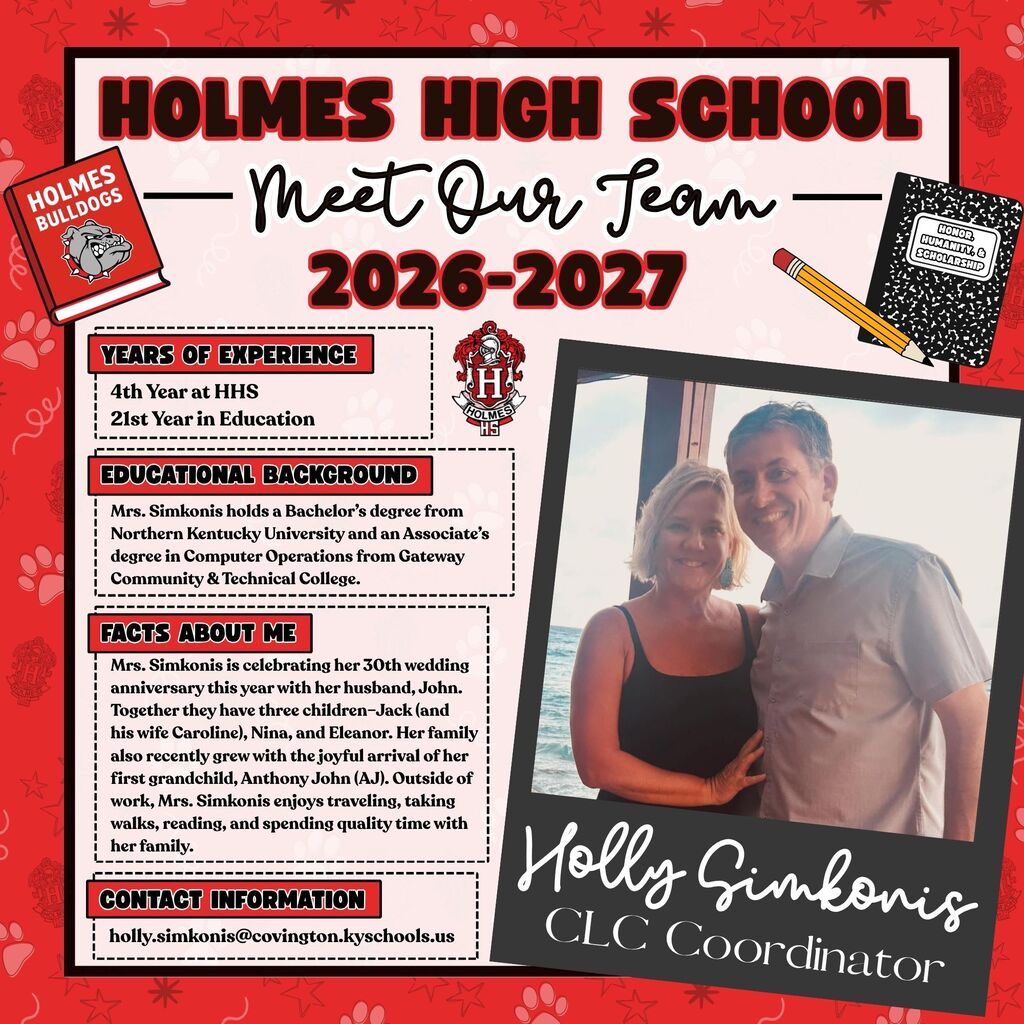 Meet Our Team Flyer 2026-2027 Holly Simkonis