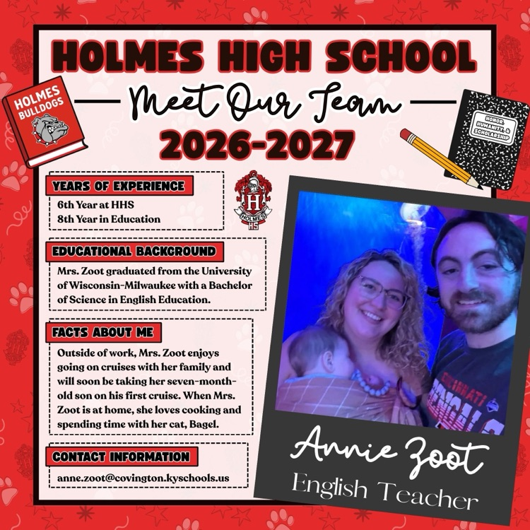 Meet Our Team 2026-2027 Flyer Annie Zoot