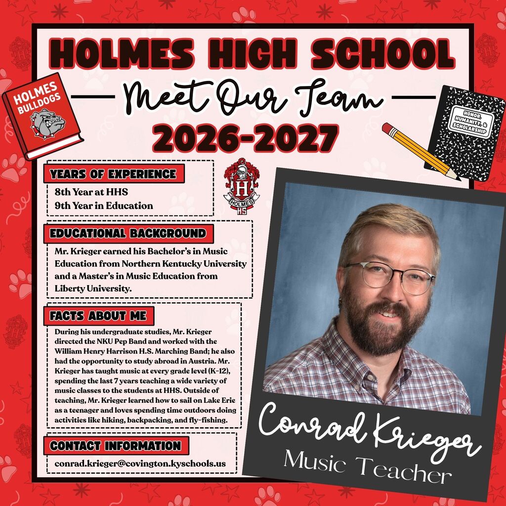Meet Our Team Flyer 2026-2027 Conrad Krieger