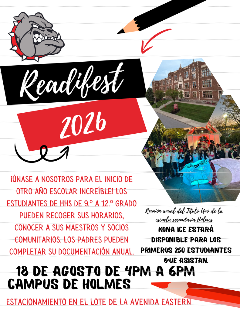 Readifest 2026-2027 flyer Spanish version