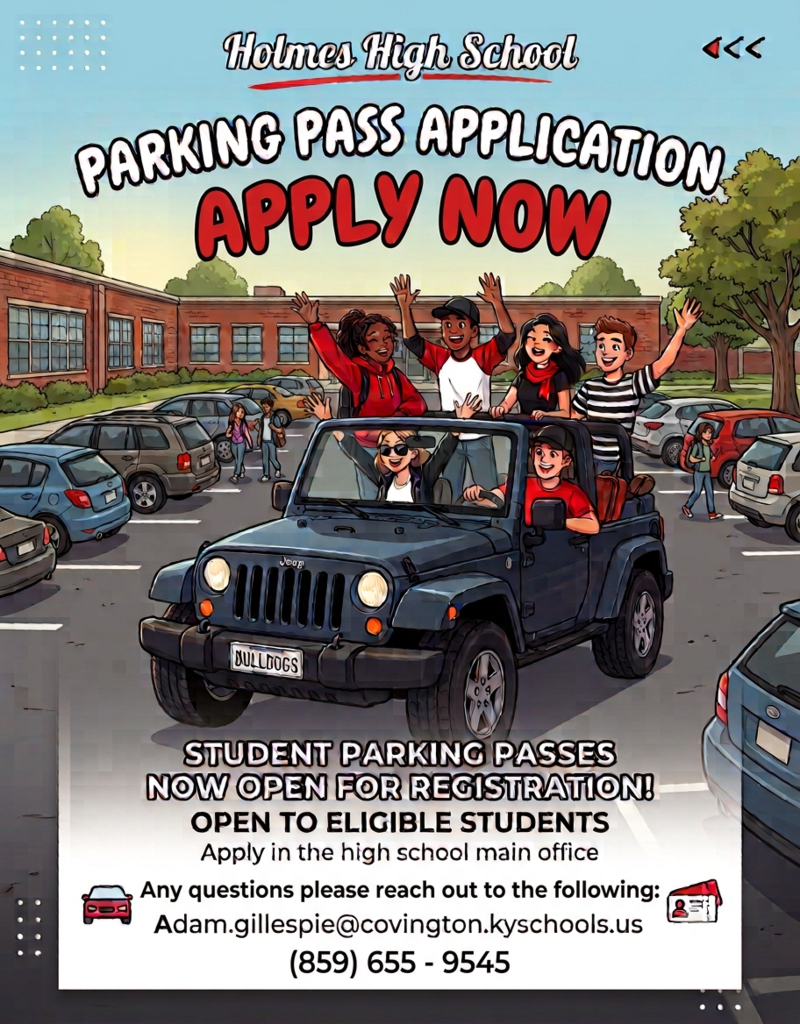 HHS Parking Pass Application Flyer