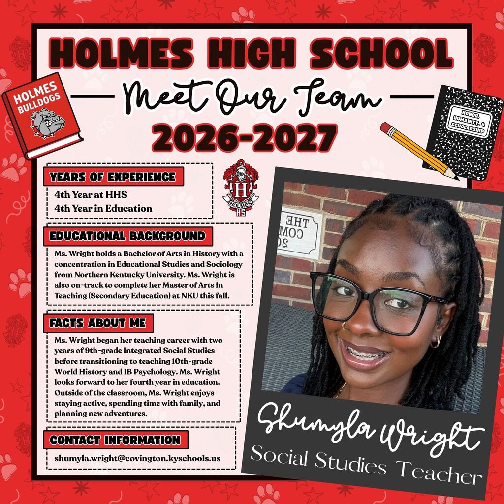 Meet Our Team Flyer 2026-2027 Shumyla Wright