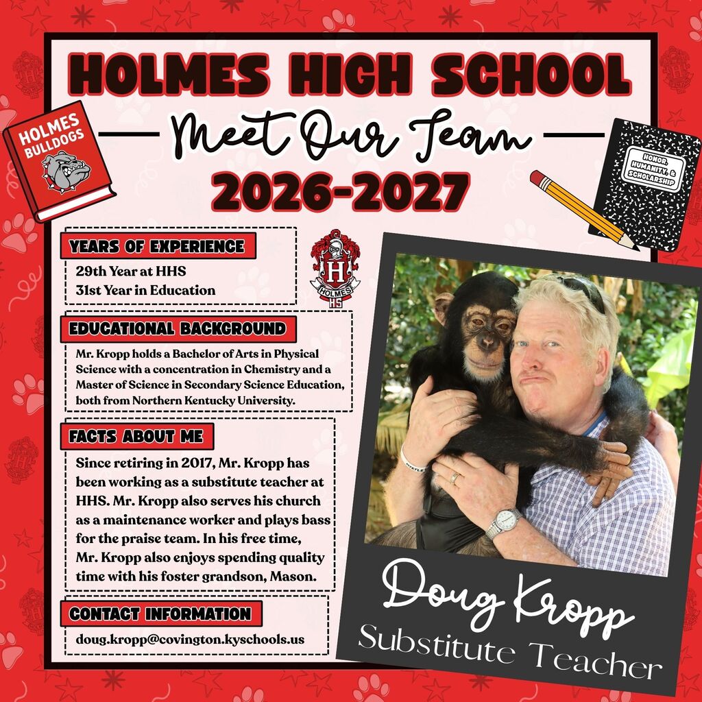 Meet Our Team Flyer 2026-2027 Doug Kropp