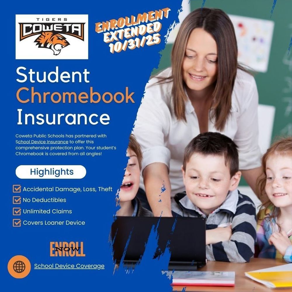 Advertisement for Chromebook insurance