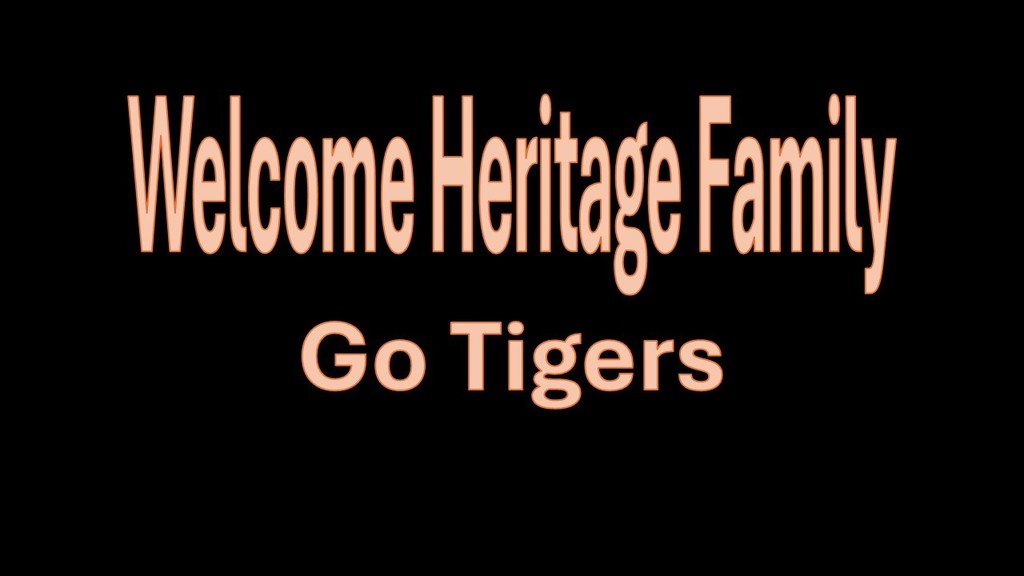Welcome Heritage Family!