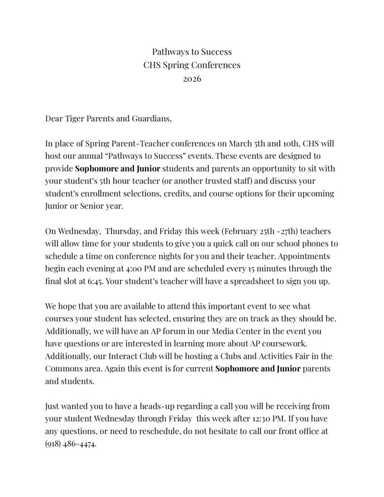 Pathways to Success 2026