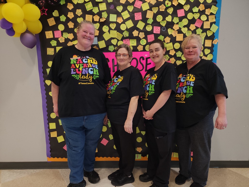 Robyn, Kelli, Kim, and Robin "Nacho Average Lunch Ladies"