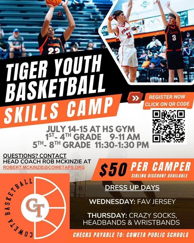 youth basketball skills camp flyer