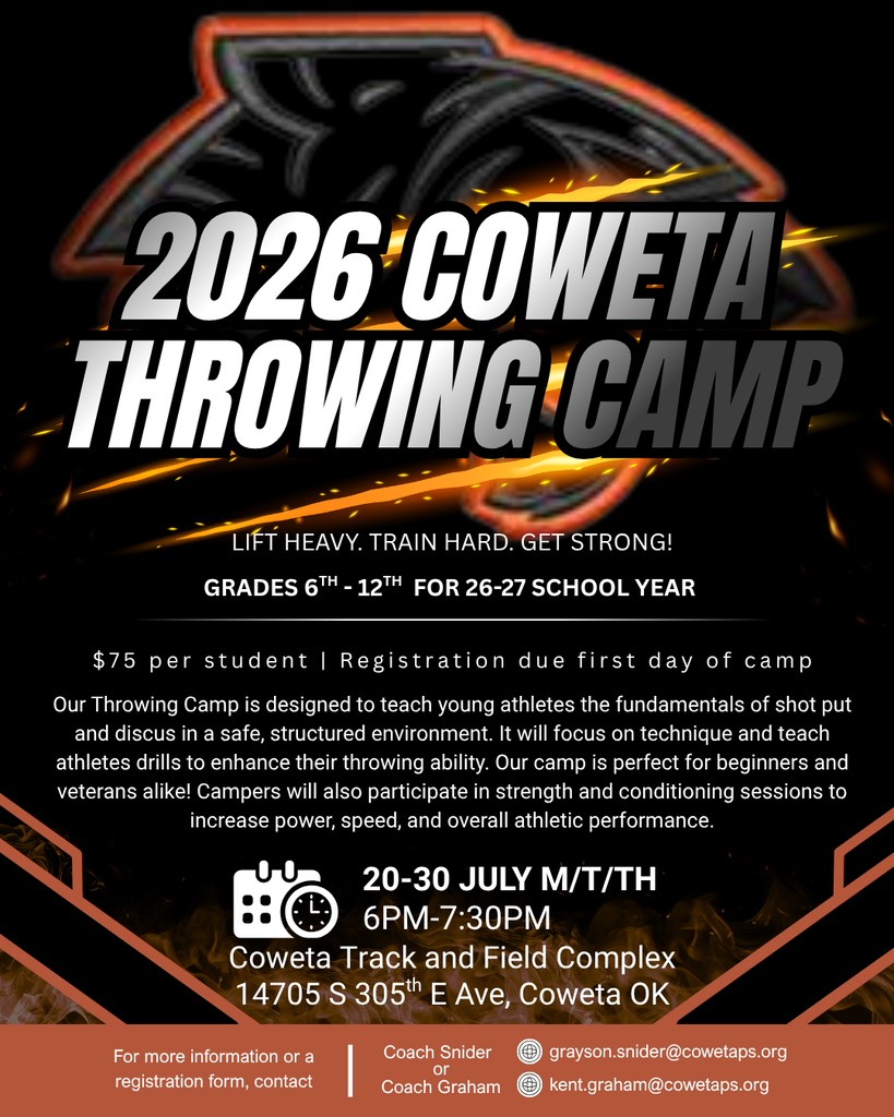 informational flyer on black field with tiger logo in the background and flaming scratch marks