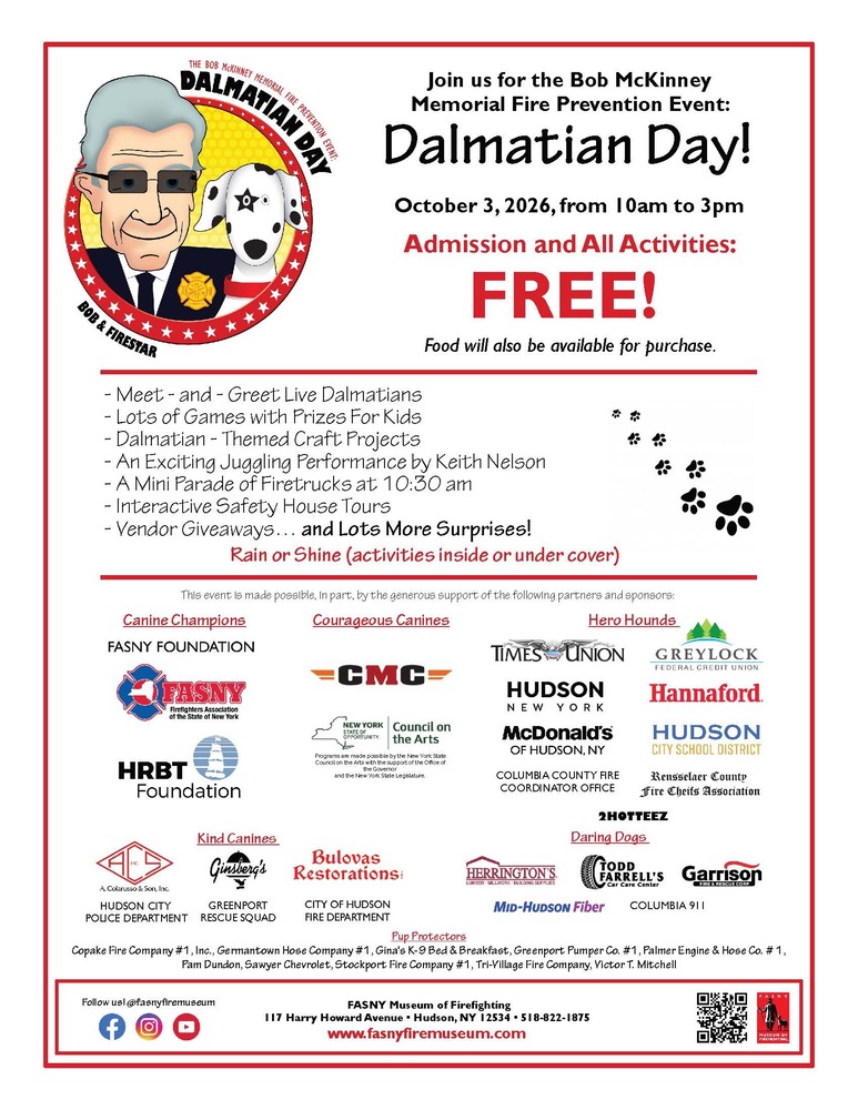 Dalmatian Day at the FASNY Museum!