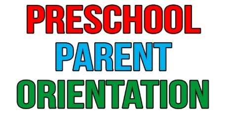 Preschool Orientation