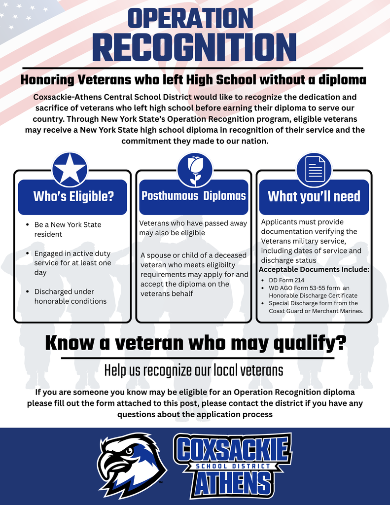 Operation Recognition flyer