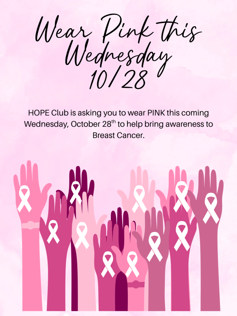 wear pink poster