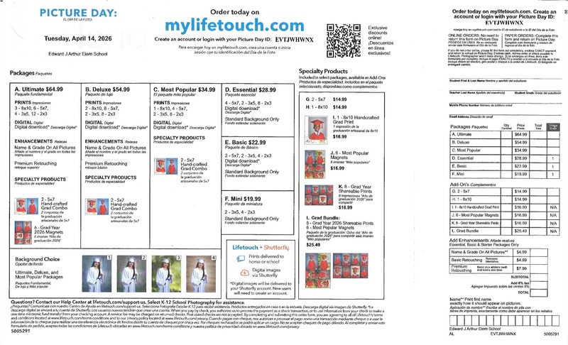Lifetouch Graduation Flyer