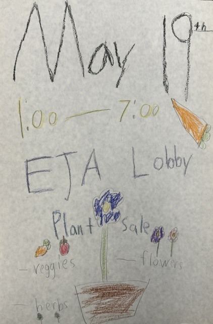 EJA 2nd Grade Plant Sale