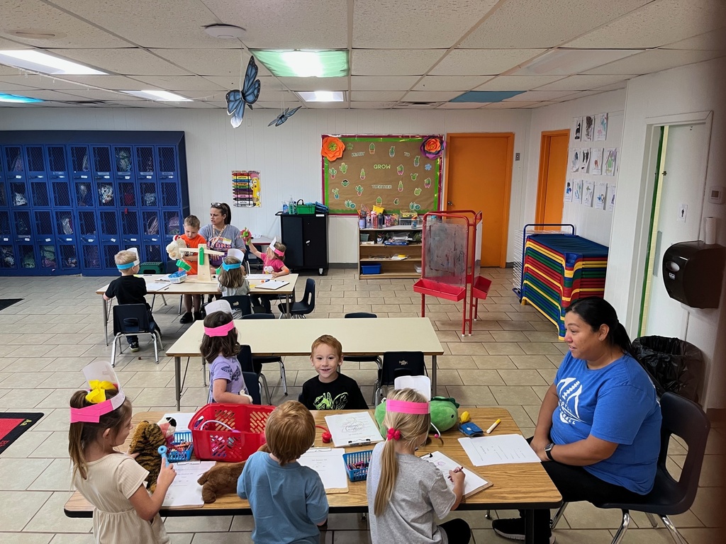 Pre-K bring a stuffed animal to school to the pre-k vet clinic.