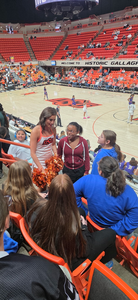 it was nice getting to meet the cheerleaders  