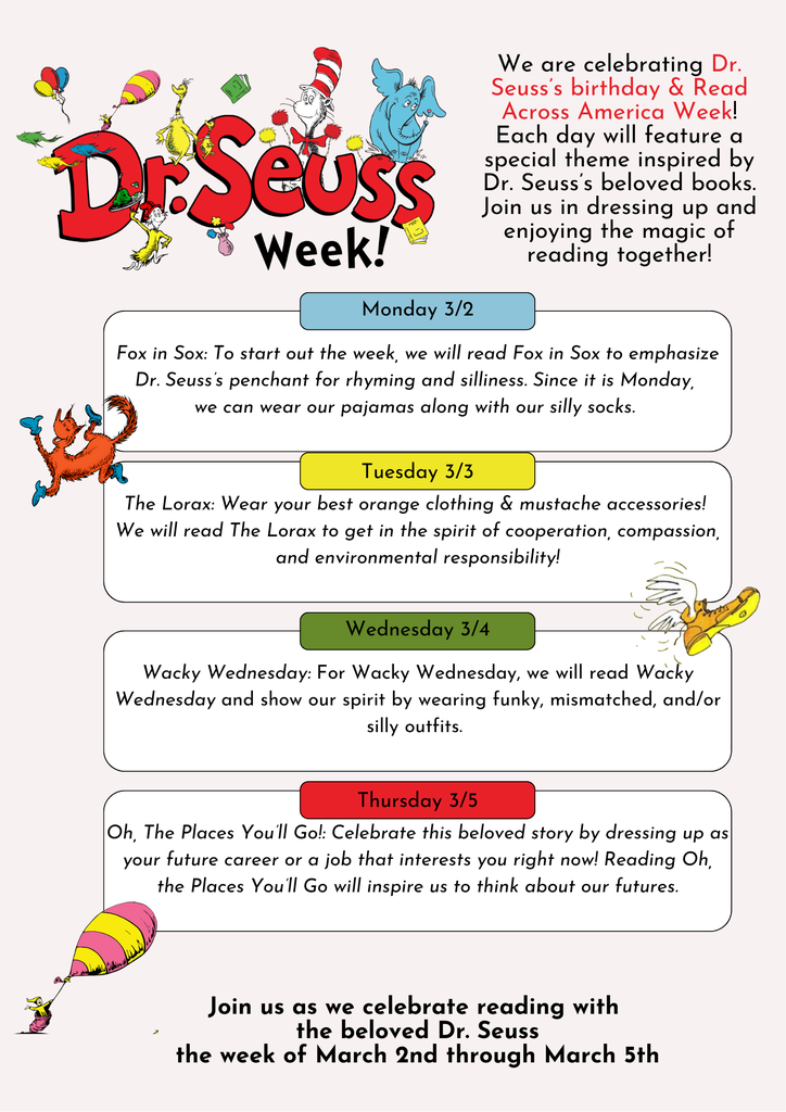 Dr. Suess Week