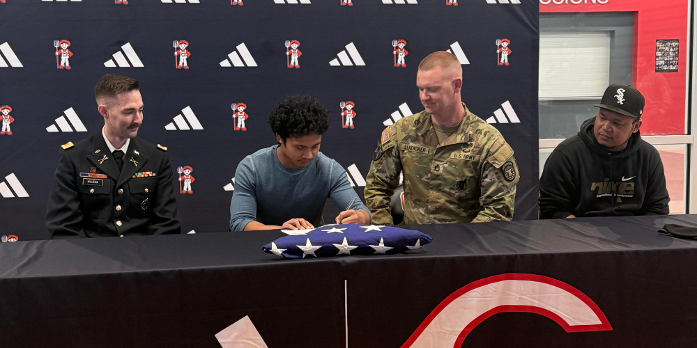 CHS Senior Kersan Inek Signs with the United States Army