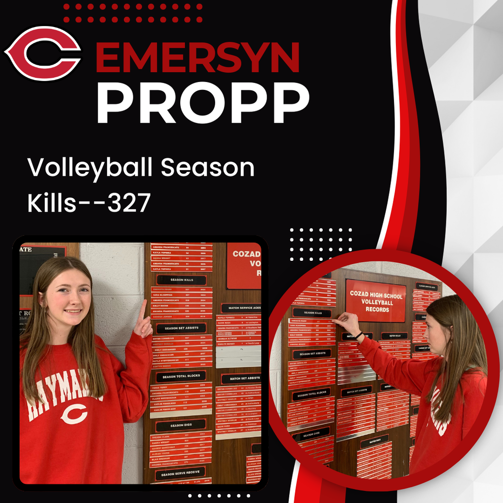 EMERSYN Propp Volleyball Record Bar