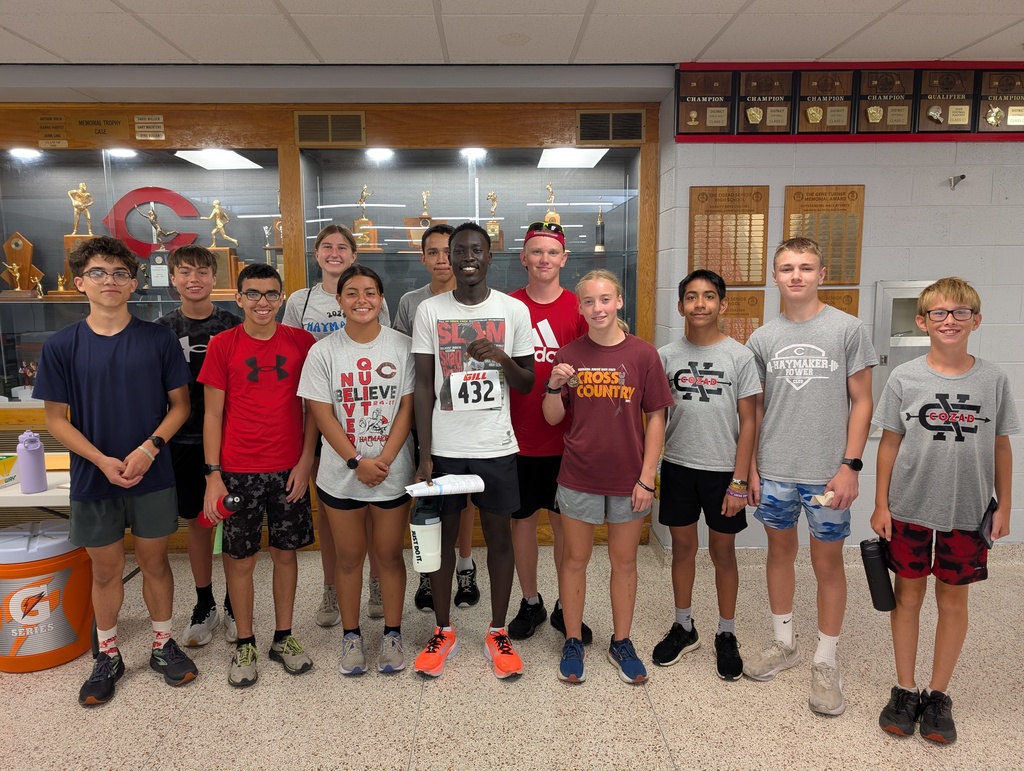 Cozad Cross Country Team summer camp
