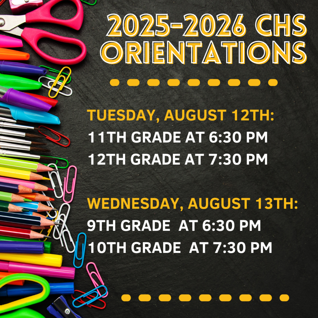 2025-2026 Student/parent Orientation