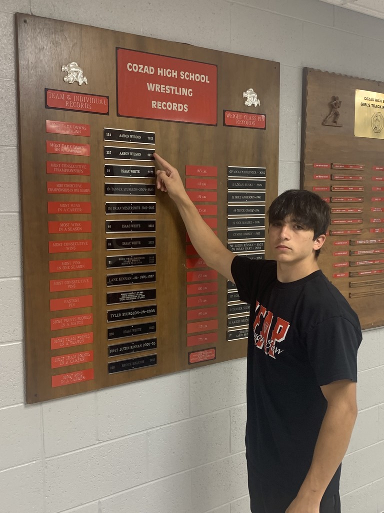 Aaron Wilson Wrestling Record
