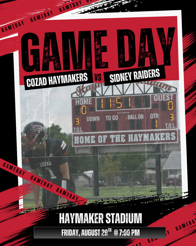 Game Day Cozad vs Sidney