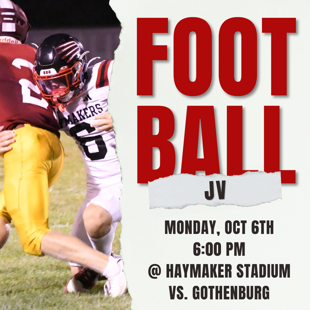 JV Football vs Gothenburg October 6