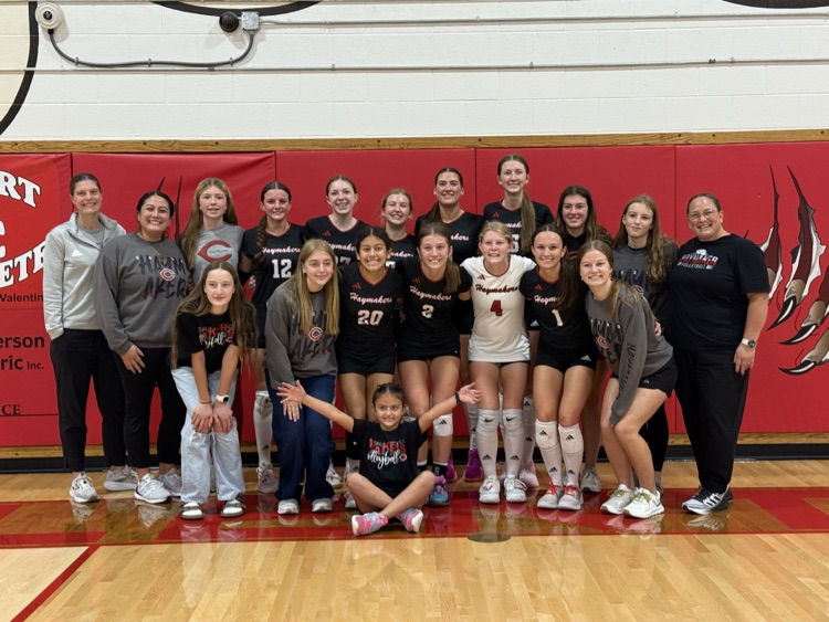 Haymaker volleyball Valentine invite champions   