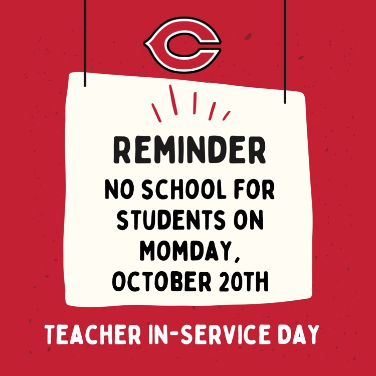 no school October 20th for students