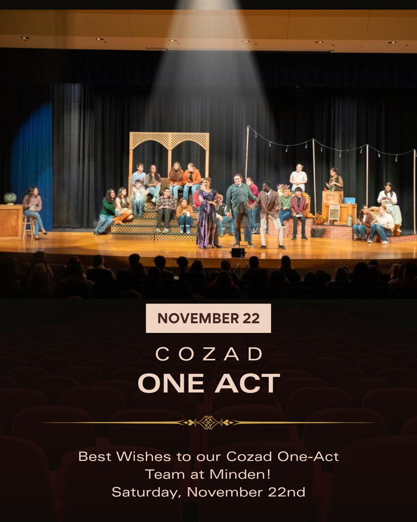 Cozad One Act Team competes at Minden